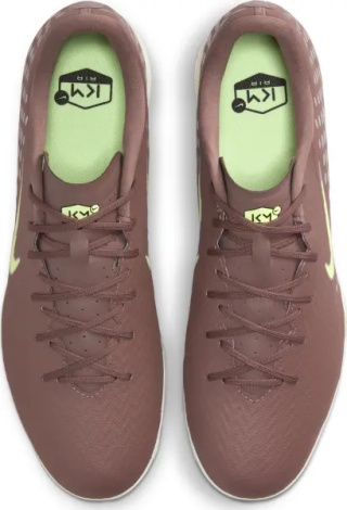 Сороконожки (шиповки) Nike MERCURIAL ZOOM VAPOR 16 ACADEMY "KYLIAN MBAPPE" TF коричнево-серебряно-салатовые FQ8384-200