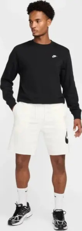 Шорты Nike CLUB FRENCH TERRY ALUMNI SHORTS молочные FQ4950-133