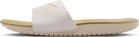 Шлепанцы подростковые Nike KAWA (GS) бежево-белые FJ8812-002