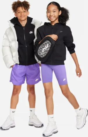 Толстовка підліткова Nike SPORTSWEAR CLUB FLEECE чорна FD3004-010