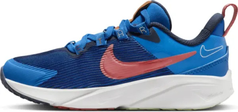 Кросівки дитячі Nike STAR RUNNER 4 NN (PS) синьо-жовто-рожеві DZ4491-400