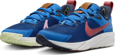 Кросівки дитячі Nike STAR RUNNER 4 NN (PS) синьо-жовто-рожеві DZ4491-400