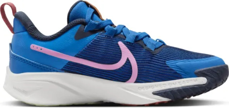 Кросівки дитячі Nike STAR RUNNER 4 NN (PS) синьо-жовто-рожеві DZ4491-400