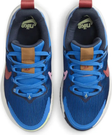 Кросівки дитячі Nike STAR RUNNER 4 NN (PS) синьо-жовто-рожеві DZ4491-400