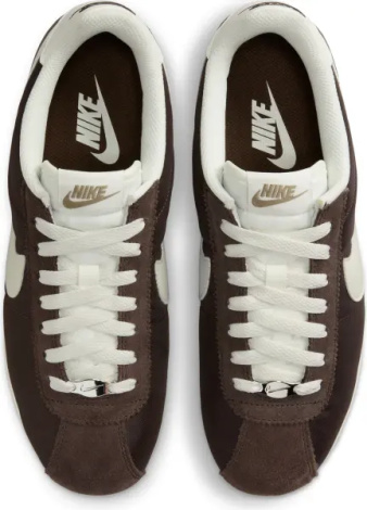 Кроссовки женские Nike CORTEZ TEXTILE темно-коричнево-белые DZ2795-200