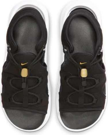 Сандали женские Nike AIR MAX KOKO черно-бело-золотые CI8798-002