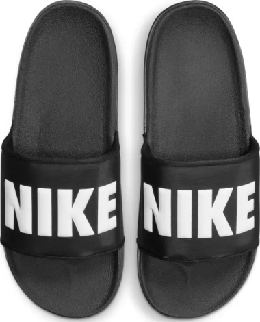 Шльопанці Nike OFFCOURT чорно-білі BQ4639-012