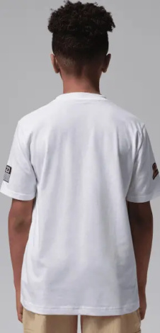 Футболка підліткова Nike JORDAN DYNASTY PATCH біла 95F385-001