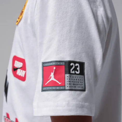 Футболка підліткова Nike JORDAN DYNASTY PATCH біла 95F385-001