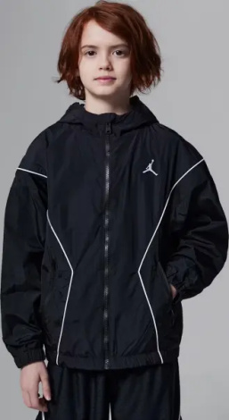Ветровка подростковая Nike JORDAN ESSENTIAL DRAFT черная 95D689-023
