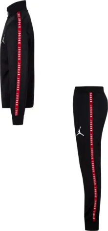 Спортивный костюм подростковый Nike AIR JORDAN TRICOT SET черно-красный 95A449-023