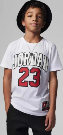 Футболка підліткова Nike JORDAN біла 95A088-001