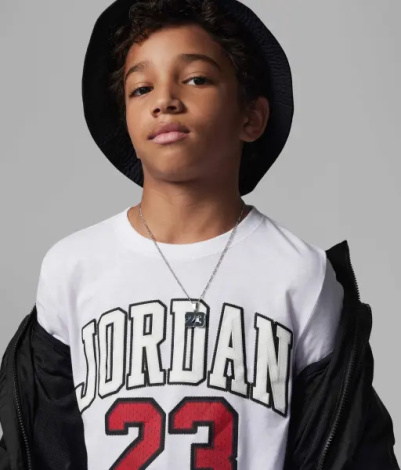Футболка підліткова Nike JORDAN біла 95A088-001