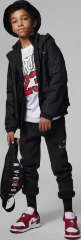 Футболка підліткова Nike JORDAN біла 95A088-001