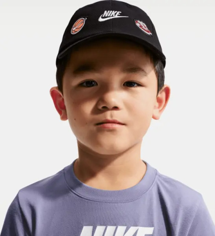 Кепка детская Nike STATEMENT PATCH CLUB черная 8A3159-K90