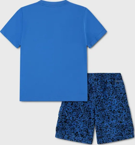 Комплект літній дитячий Nike DRI-FIT AIR синьо-чорний 86P001-UL2