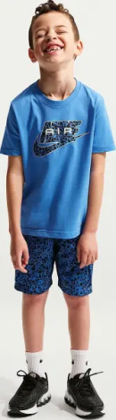 Комплект літній дитячий Nike DRI-FIT AIR синьо-чорний 86P001-UL2