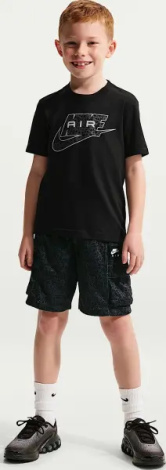Комплект літній дитячий Nike DRI-FIT AIR чорно-сірий 86P001-693