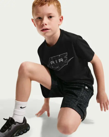 Комплект літній дитячий Nike DRI-FIT AIR чорно-сірий 86P001-693