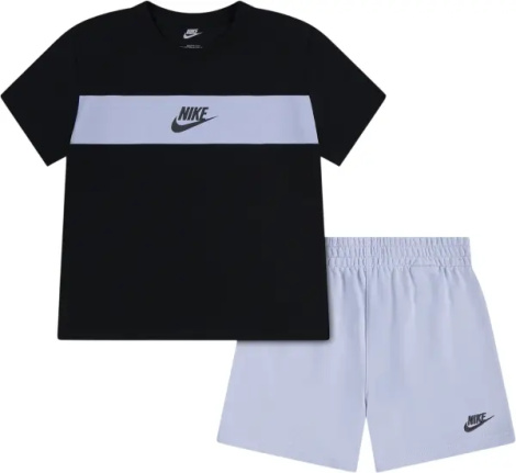 Комплект літній дитячий Nike SPORTWEAR FUTURA чорно-світло-сірий 86N922-BAD