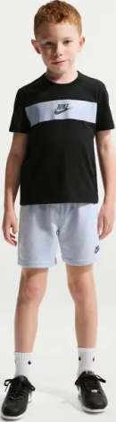 Комплект літній дитячий Nike SPORTWEAR FUTURA чорно-світло-сірий 86N922-BAD