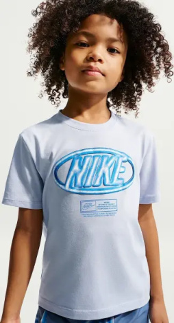 Комплект літній дитячий Nike SPORTSWEAR CLUB димчасто-блакитно-синій 86N878-U1T