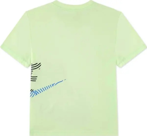Футболка дитяча Nike IN THE ZONE JERSEY лаймово-синьо-чорна 86N759-E4Y