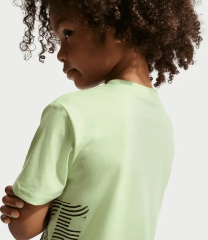 Футболка дитяча Nike IN THE ZONE JERSEY лаймово-синьо-чорна 86N759-E4Y