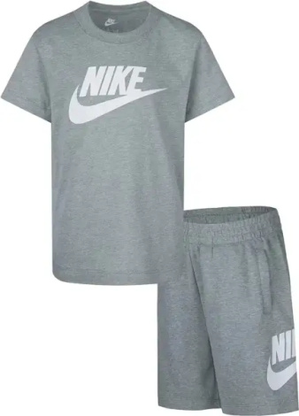 Комплект літній дитячий Nike SPORTSWEAR CLUB сірий 86L596-042