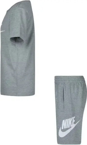 Комплект літній дитячий Nike SPORTSWEAR CLUB сірий 86L596-042