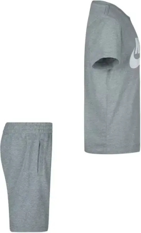 Комплект літній дитячий Nike SPORTSWEAR CLUB сірий 86L596-042