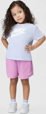 Футболка дитяча Nike TODDLER FUTURA EVERGREEN блідо-бузкова 86J575-BAD