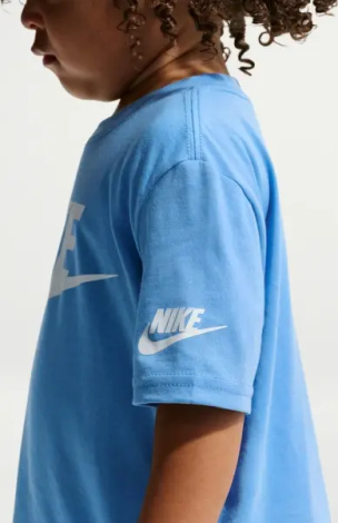 Футболка дитяча Nike TODDLER FUTURA EVERGREEN блакитна 86J575-B9F