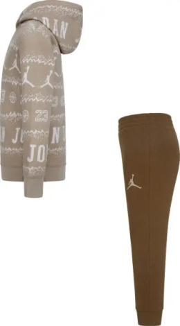 Спортивный костюм детский Nike JORDAN MJ HOLIDAY бежево-бело-коричневый 85C785-XOL