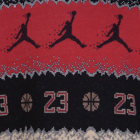 Спортивний костюм дитячий Nike JORDAN MJ HOLIDAY чорно-червоно-бежевий 85C785-023