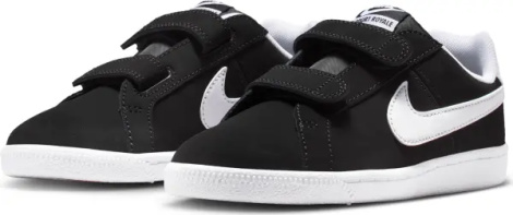 Кроссовки детские Nike COURT ROYALE (PSV) черно-белые 833536-002