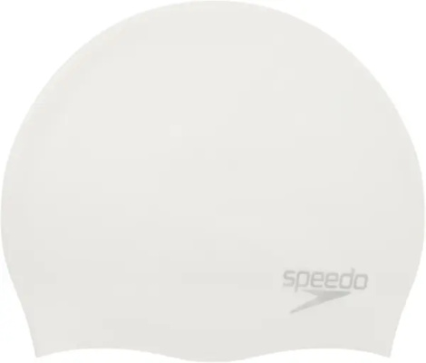 Шапочка для плавання Speedo MOULDED SILC CAP AF/AM/AU біла 8-7098417614