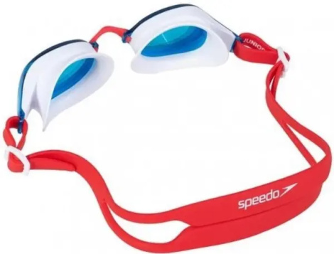 Очки для плавания детские Speedo HYDROPULSE GOG JU красно-бело-синие 8-126723083