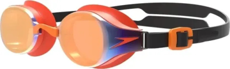 Очки для плавания детские Speedo HYDROPURE MIRROR GOG JU оранжево-черные 8-12671F276