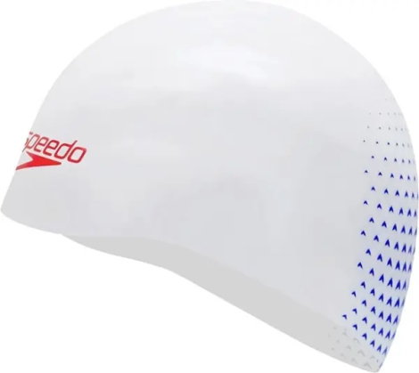 Шапочка для плавания Speedo FASTSKIN CAP AU бело-красно-синяя S 8-0821616683