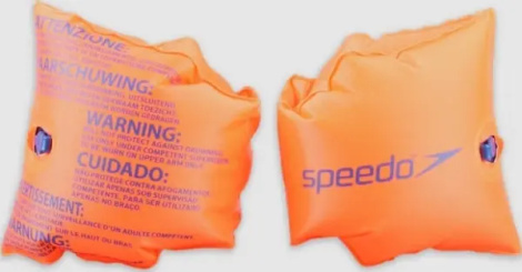 Нарукавники для плавання надувні дитячі Speedo ARMBANDS JU помаранчеві 8-069201288