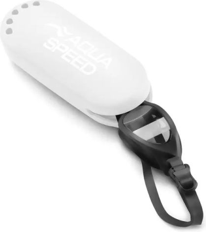 Чохол для окулярів для плавання Aqua Speed SILICONE GOGGLE CASE білий 633-05