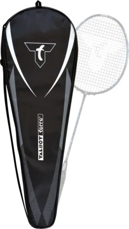 Чехол для бадминтона Talbot BADMINTON RACKET FULLCOVER черно-белый 449183