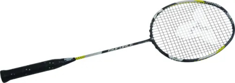 Ракетка для бадминтона Talbot ISOFORCE 9051.8 черно-желтая 439933