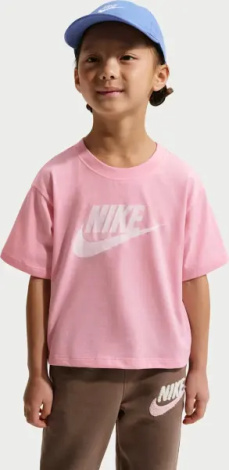 Футболка дитяча Nike CLUB BOXY світло-рожева 36L160-A0W