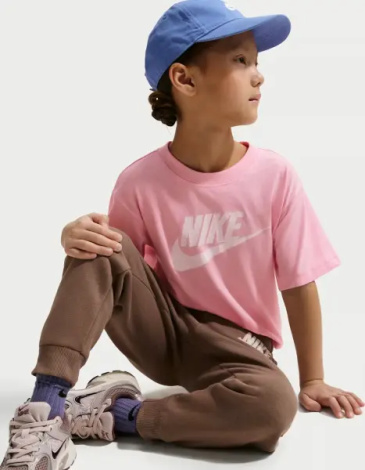 Футболка дитяча Nike CLUB BOXY світло-рожева 36L160-A0W