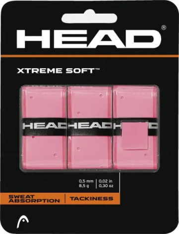 Обмотка для ракеток Head XTREMESOFT OVERGRIP рожева (3 штуки) 285-104 pink