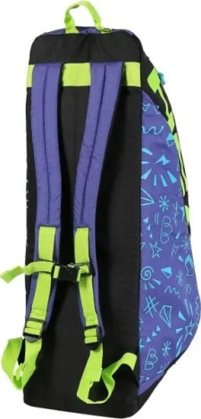 Сумка для тенісу дитяча Head JR TOUR RACKET BAG MONSTER 35L фіолетово-чорно-лаймова 260754