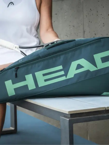 Сумка для тенісу Head TOUR RACQUET BAG S 30L темно-зелена 260526