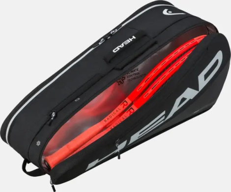 Сумка для тенниса Head TOUR RACQUET BAG M 40L черная 260226